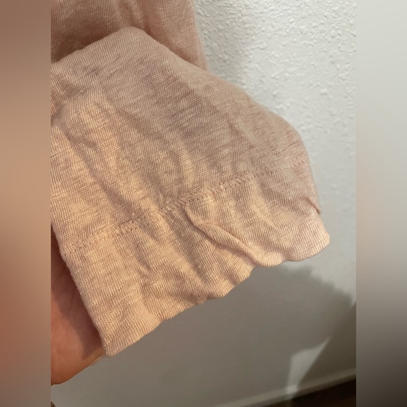 Tahari 100% linen 3X Long Sleeve Open Cardigan hooded dusty rose Gorgeous - Picture 5 of 7